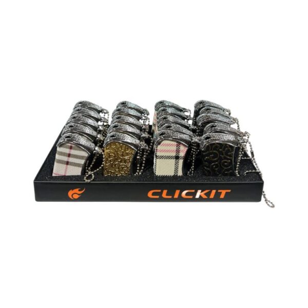 Clickit Handbag Flame Lighter 20ct