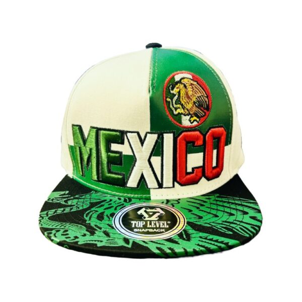 Mexico White & Green Hat