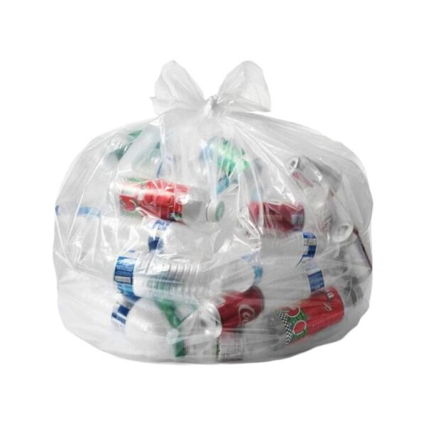Garbage Bags 38″ x 60” 55-60 Gallon Clear 100ct