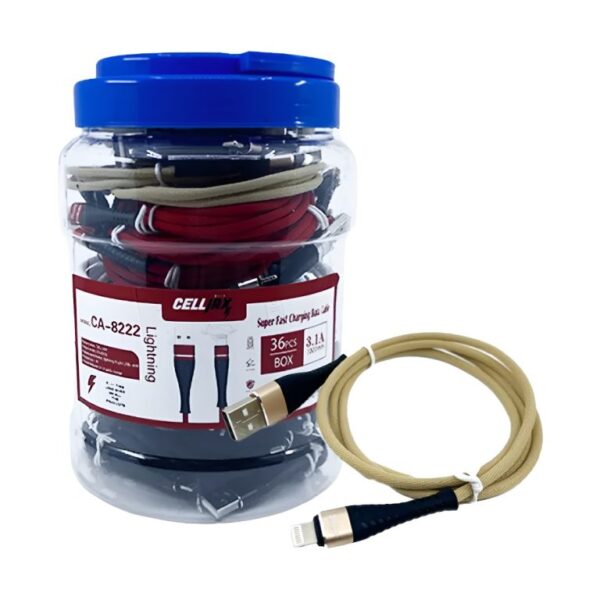 Celljax USB to I-Phone Cable 36ct Jar