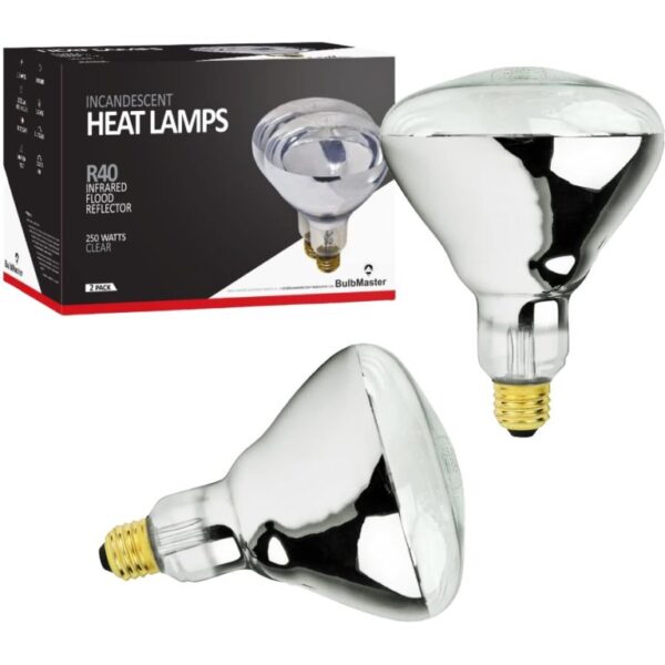 Bulb Master Heat Lamps R40 250Watt E26 2ct