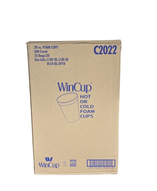 WinCup White 20oz Cups 500ct